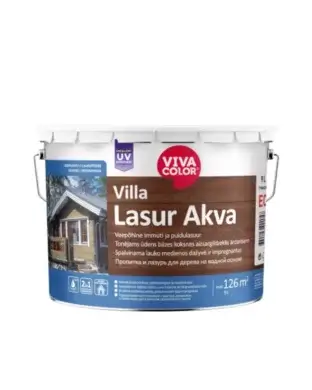 Vivacolor Villa Lasur Akva puun värjäys