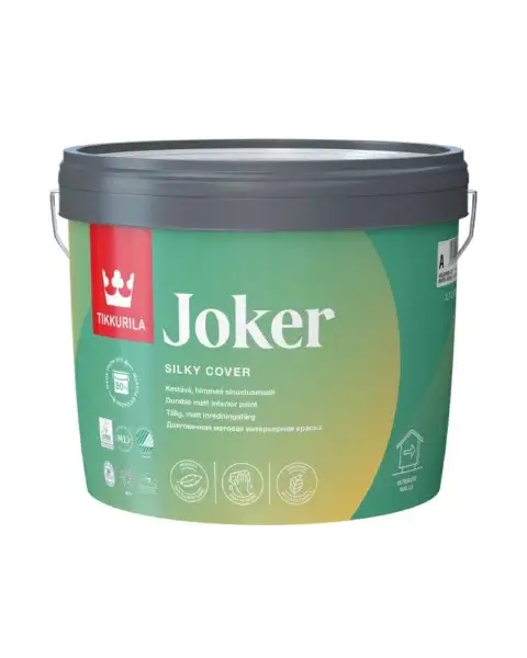 Tikkurila Joker izturīga sienas un griestu krāsa