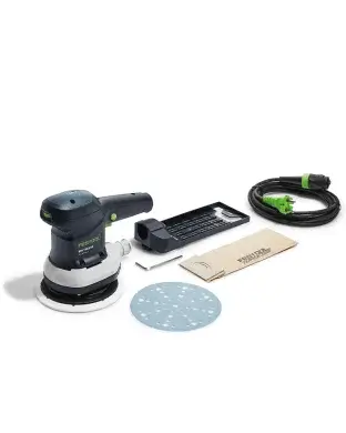 Festool ETS 150/5 EQ Ekscentra slīpmašīna | Profesionāla orbitālā slīpmašīna ar 5 mm gājienu starpslīpēšanai