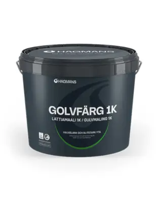 Hagmans Golvfärg 1K sävytettävä maali lattioille ja seinille