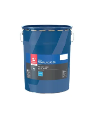 Tikkurila Temalac FD 50 Alkyd Topcoat | Fast-Drying Anti-Corrosive Paint for Fast Production Cycles on Steel