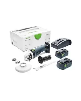 Festool akumuliatorinis kampinis šlifuoklis AGC 18-125 Li 5,2 EB-Plus 577700