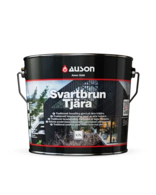 Auson Svartbrun Tjära Black-Brown Pine Tar | Natural Wood Protection for Modern Wooden Houses & Fences