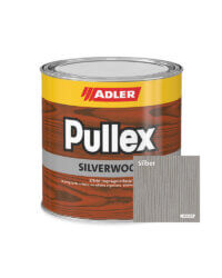 Adler Pullex Silverwood FS Silber lazūra-impregnants koka virsmām, sudraba pelēks