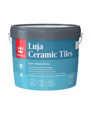 Tikkurila Luja Ceramic Tiles maali soveltuu keraamisten