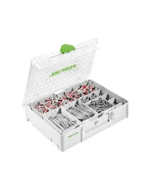 Festool Systainer³ Organizer M 89 SD varžtai su kaiščiais ir dėžute 577353