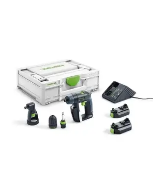 Festool CXS 2.6 Ah Li-Ion PLUS skrūvgriezis un urbis ar akumulatoru 576092