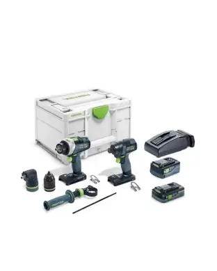 Festool TID 18 5,0/4,0-Set TPC 18/4 atsuktuvas ir gręžti rinkinys 577654