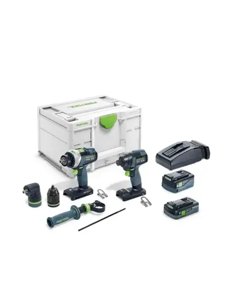 Festool TID 18 5,0/4,0-Set TPC 18/4 kruvikeeraja ja puur komplekt 577654