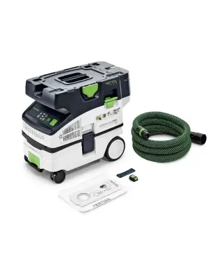 Festool CTLC MINI I-Basic sladdlös mobil dammsugare med Bluetooth®, dammklass L och 36 V strömförsörjning, 577065