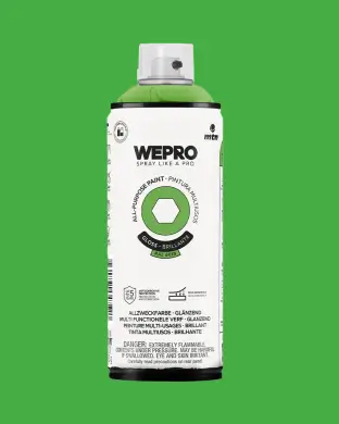 MTN WEPRO Universal Spray Paint | Fiona Green RAL 6018 | Szybkoschnący, długotrwały kolor