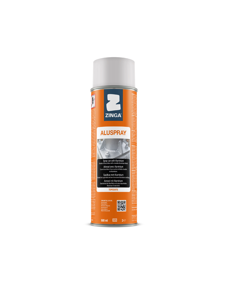 ZINGA ALUSPRAY Powłoka Aluminiowa w Sprayu 500ml